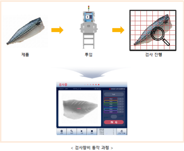 AI X-ray 이물질 검출 시스템